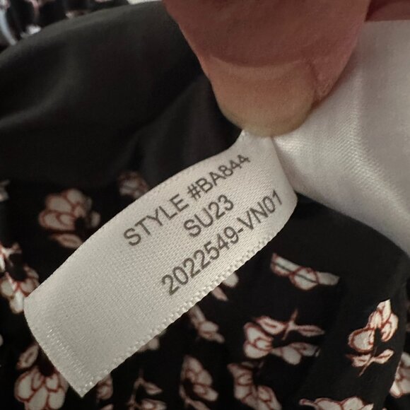 J. Crew Factory Floral Pull On Skirt 3X 3XL Front Slit Lined - Picture 8 of 8